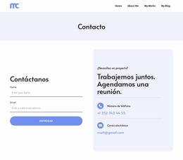 Contacte Con Nuestro Equipo - Inspiración De Plantilla Joomla