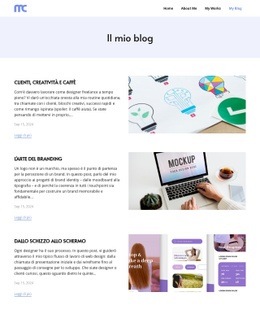 Il blog di hosting Modelli HTML5