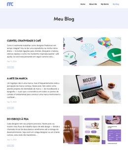 O blog de hospedagem Designs de sites