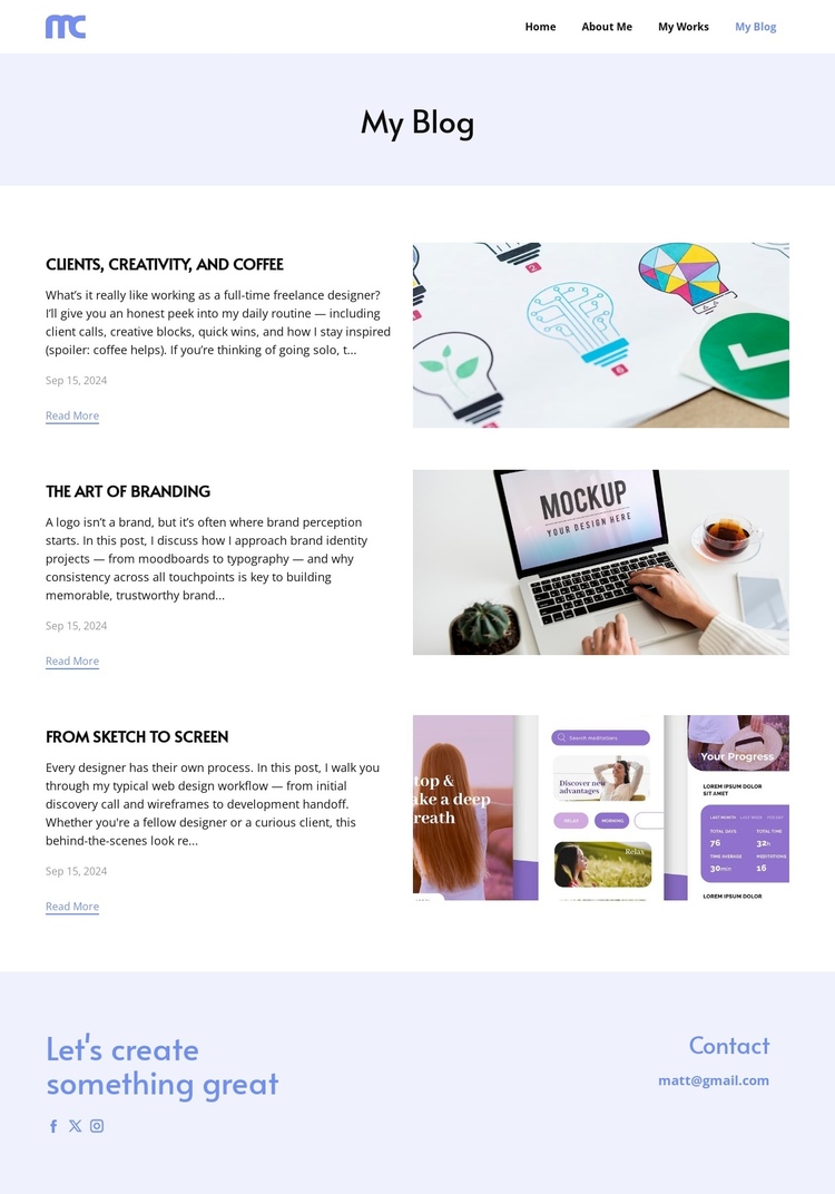The hosting blog Website Builder Software