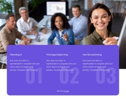 Talentbyrå - Responsiv HTML5-Mall
