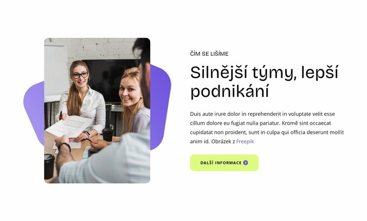 Jak se lišíme Šablona