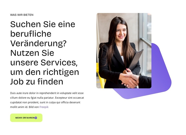 Personalbeschaffung und Headhunting WordPress-Theme