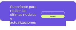 Suscríbete Para Recibir Noticias