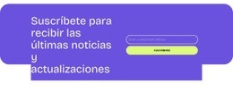 Suscríbete Para Recibir Noticias