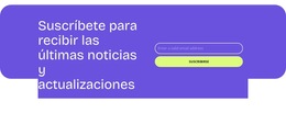 Suscríbete Para Recibir Noticias