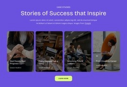 Html Code For Story Website Stories of success - Html Code Example by Nicepage