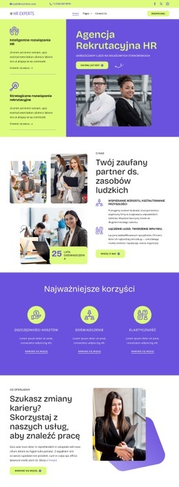 Agencja rekrutacyjna HR Szablony