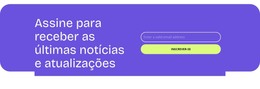 Assine Para Receber Notícias