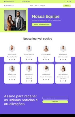 Nossos Dedicados Profissionais De RH