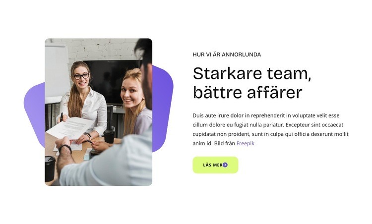 Hur vi är olika Mall