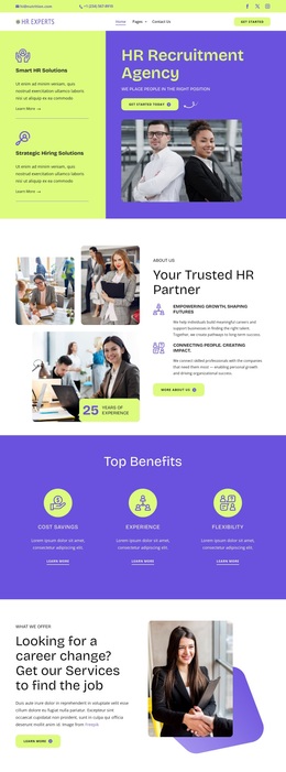 HR Recruitment agency Templates