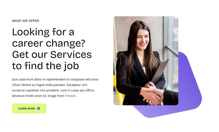 Recruitment and headhunting Template