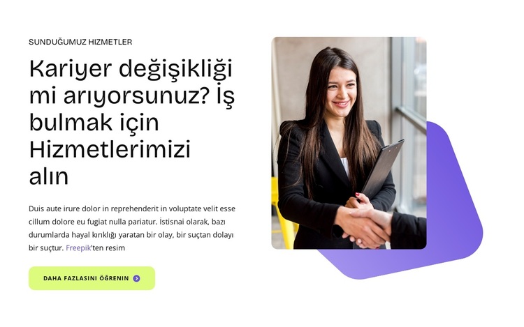 İşe alım ve kafa avcılığı WordPress Teması