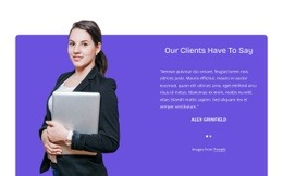 Our Clients Have To Say - HTML Editor Free