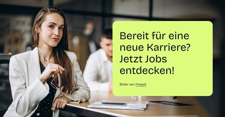 Teams stärken, Zukunft gestalten Landing Page