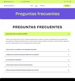 Preguntas frecuentes sobre contratación Páginas de destino