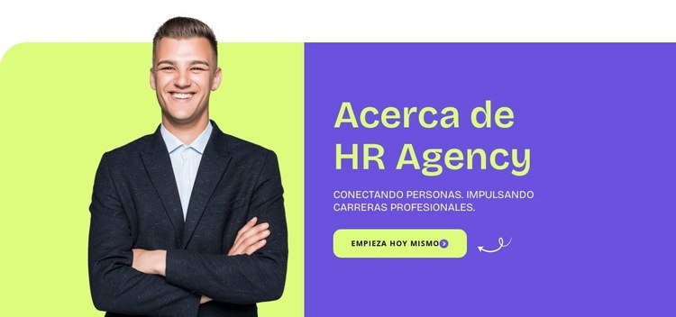Acerca de la agencia de recursos humanos Plantilla HTML5
