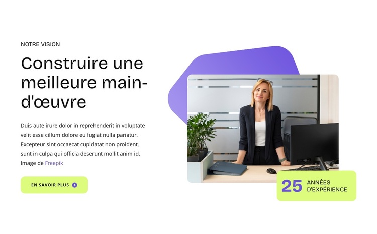 Offrir des opportunités de croissance Thème WordPress