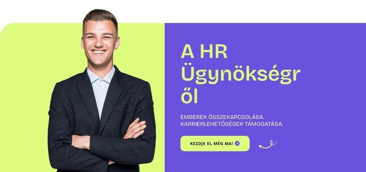 A HR ügynökségről Weboldal tervezés