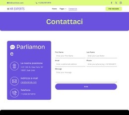 HR contact page Modelli
