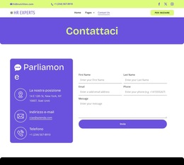 HR Contact Page