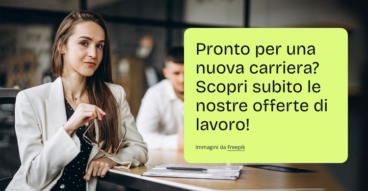 Rafforzare i team, costruire il futuro Modello di sito Web