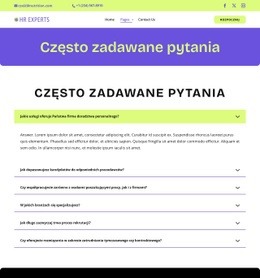 FAQ dotyczące rekrutacji Szablony