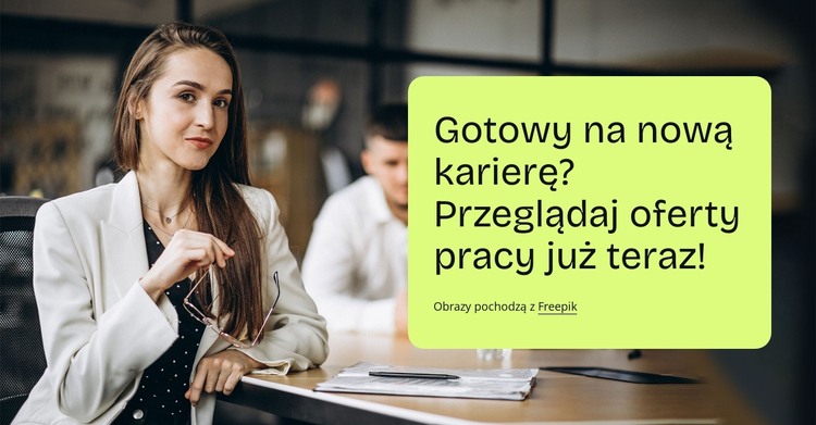 Wspieranie zespołów, budowanie przyszłości Szablon HTML