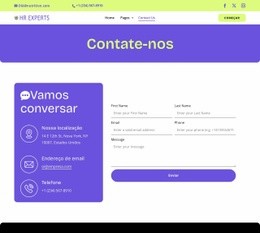 HR Contact Page