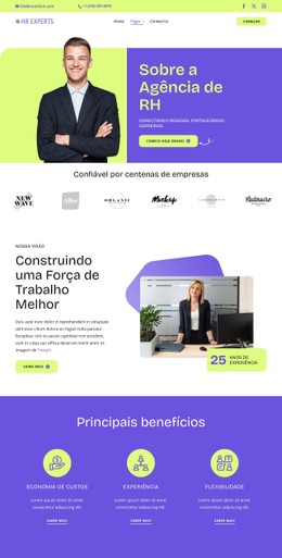 Conheça seu parceiro de RH Modelos CSS