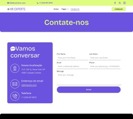 HR contact page Modelos CSS