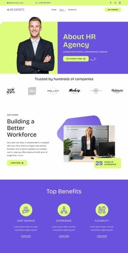 Meet your HR partner Web Page Designs