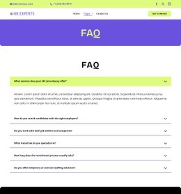 Recruitment FAQ - Simple Wysiwyg HTML Editor