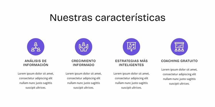 Funciones de RR.HH. Maqueta de sitio web