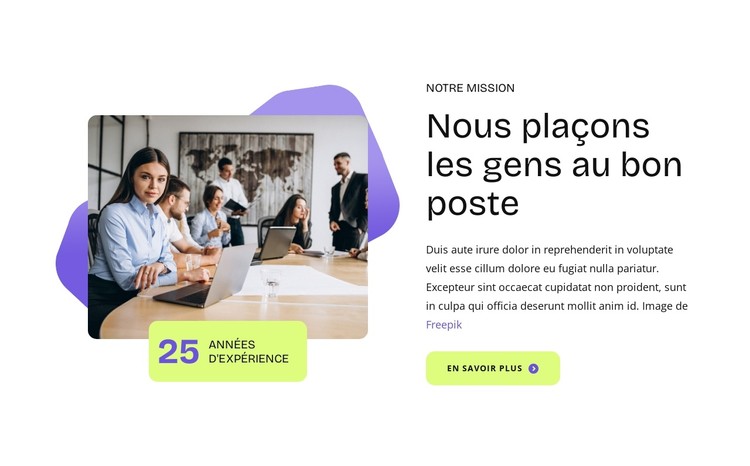 People management strategies Modèle CSS