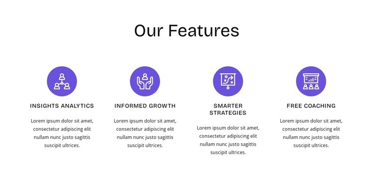 HR features Html Code Example