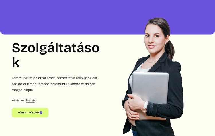 HR ügynökségi szolgáltatások Sablon