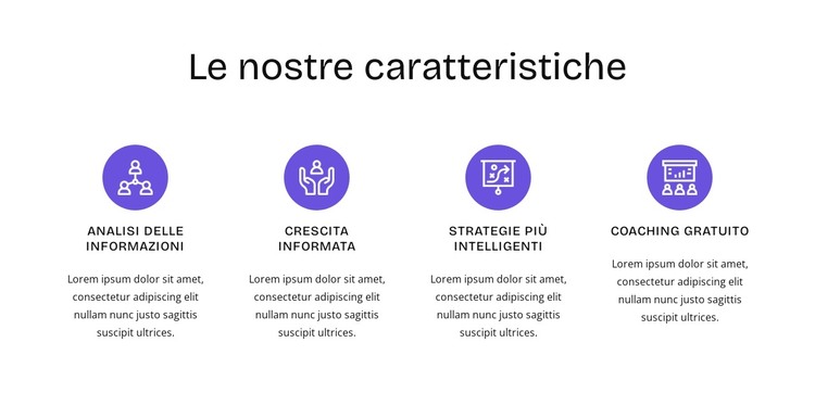 Funzionalità HR Modello HTML