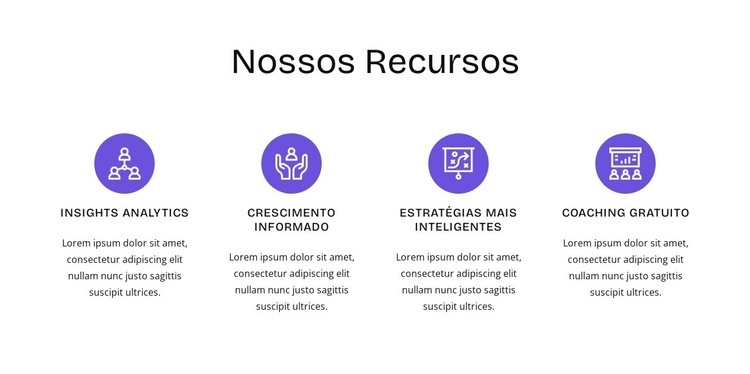 Recursos de RH Landing Page
