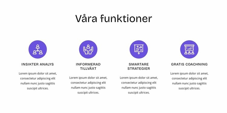 HR-funktioner HTML-mall