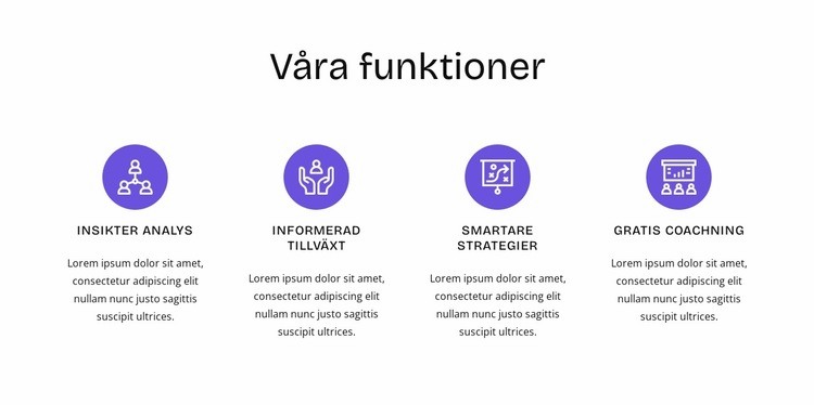HR-funktioner Webbplats mall