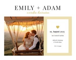 Postkarte Zur Hochzeitseinladung