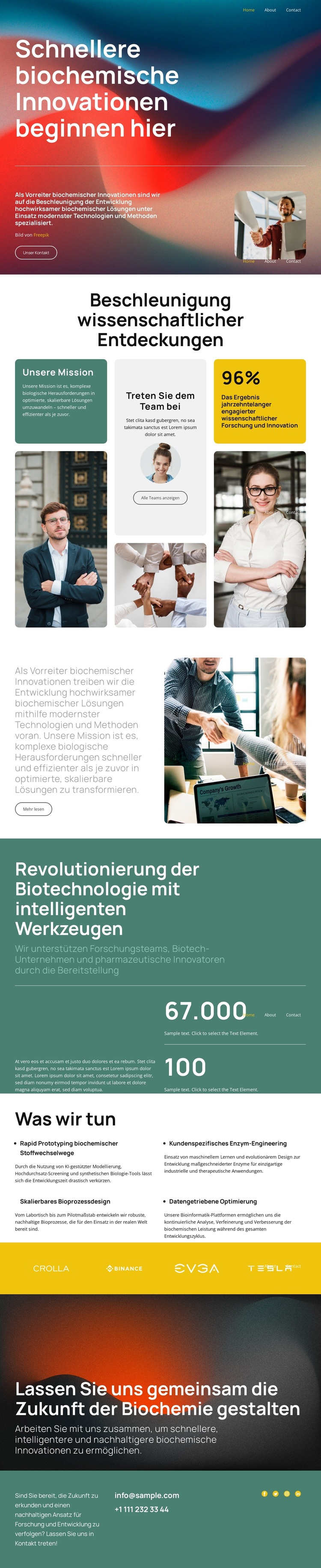 Innovative Wege zum Fortschritt Website-Vorlage