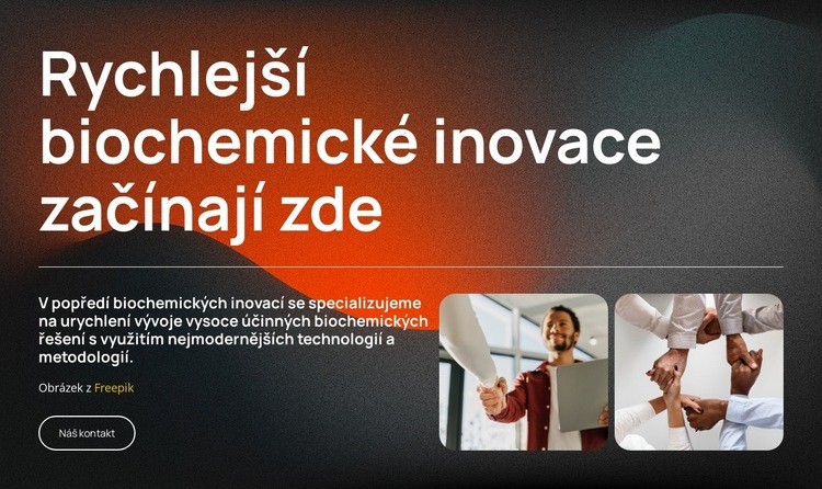 Biotechnologie poháněná inovacemi Šablona