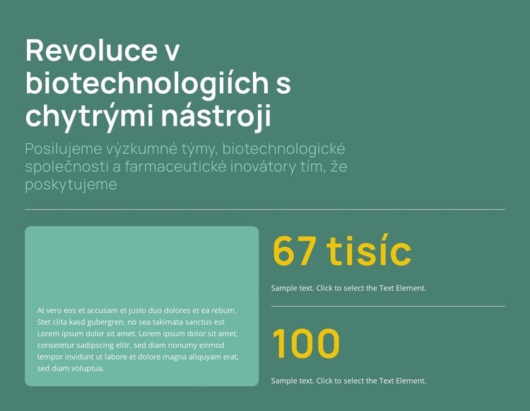 Chytřejší biochemické inženýrství Šablona