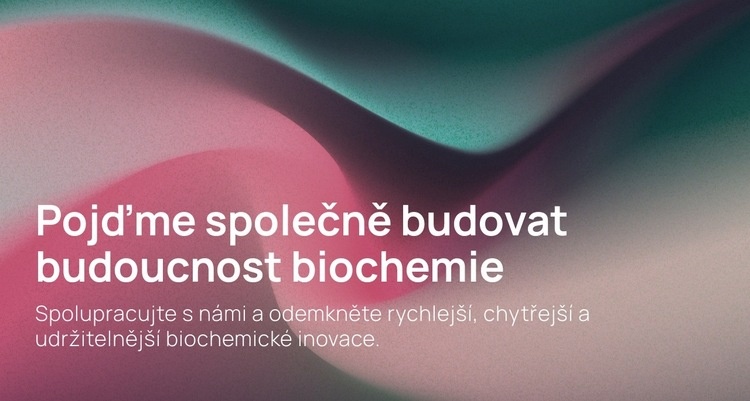 Biochemické inovace na další úrovni Šablona webové stránky