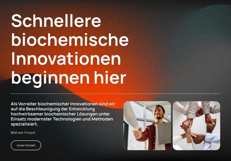 Biotechnologie durch Innovation Vorlage
