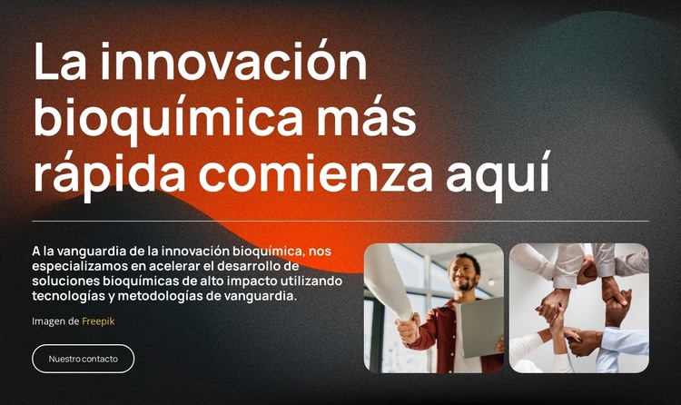 Biotecnología impulsada por la innovación Plantilla HTML
