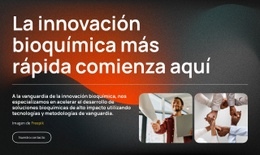 Biotecnología Impulsada Por La Innovación - Arrastrar Y Soltar Una Plantilla De Página